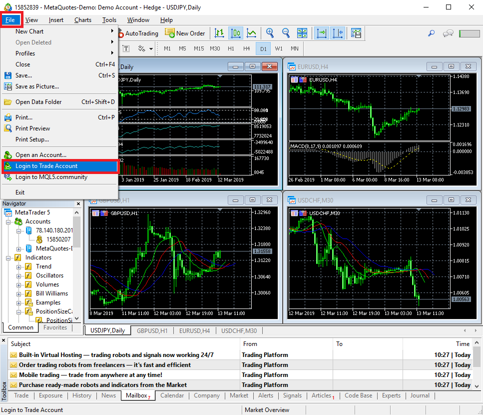 metatrader5交易平台、metatrader5交易操作视频教程